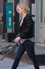 JENNIFER LAWRENCE Out and About in New York