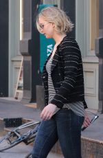 JENNIFER LAWRENCE Out and About in New York