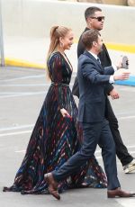 JENNIFER LOPEZ Arrives at American Idol Set in Hollywood 04/22/2015