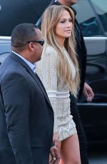 JENNIFER LOPEZ Arrives at American Idol Set in West Hollywood