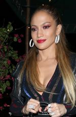 JENNIFER LOPEZ Arrives at Madeos Restaurant in West Hollywood 04/22/2015