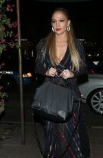 JENNIFER LOPEZ Arrives at Madeos Restaurant in West Hollywood 04/22/2015