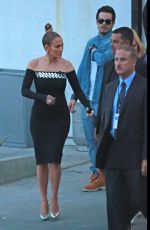 JENNIFER LOPEZ in Tight Dress at American Idol Set in West Hollywood