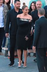 JENNIFER LOPEZ in Tight Dress at American Idol Set in West Hollywood