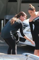 JENNIFER LOPEZ in Tight Dress at American Idol Set in West Hollywood