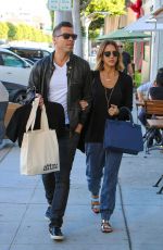 JESSICA ALBA and Cash Warren Out and About in Beverly Hills