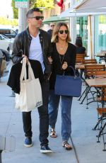 JESSICA ALBA and Cash Warren Out and About in Beverly Hills