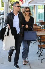 JESSICA ALBA and Cash Warren Out and About in Beverly Hills