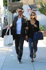 JESSICA ALBA and Cash Warren Out and About in Beverly Hills