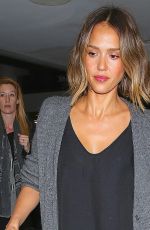 JESSICA ALBA Arrives Back at LAX From New York