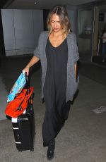 JESSICA ALBA Arrives Back at LAX From New York