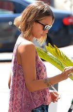 JESSICA ALBA at a Gas Station in Los Angeles