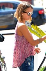 JESSICA ALBA at a Gas Station in Los Angeles