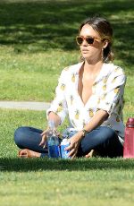 JESSICA ALBA at Coldwater Canyon Park in Beverly Hills 04/18/2015