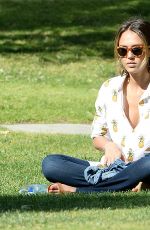 JESSICA ALBA at Coldwater Canyon Park in Beverly Hills 04/18/2015