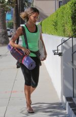 JESSICA ALBA Jeading to Yoga Class in Los Angeles