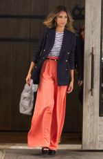 JESSICA ALBA Leaves Her Hotel in New York