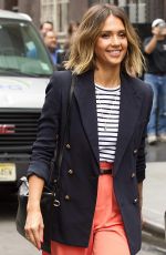 JESSICA ALBA Leaves Her Hotel in New York