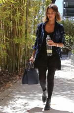 JESSICA ALBA Out and About in Santa monica 04/28/2015
