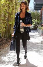 JESSICA ALBA Out and About in Santa monica 04/28/2015