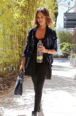 JESSICA ALBA Out and About in Santa monica 04/28/2015