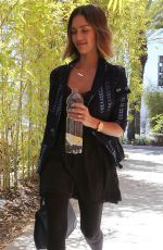 JESSICA ALBA Out and About in Santa monica 04/28/2015