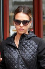 JESSICA ALBA Out and About in Soho in New York