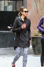 JESSICA ALBA Out and About in Soho in New York