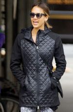 JESSICA ALBA Out and About in Soho in New York