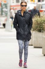 JESSICA ALBA Out and About in Soho in New York