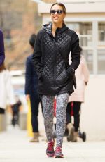 JESSICA ALBA Out and About in Soho in New York