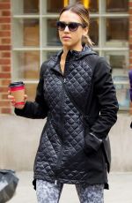 JESSICA ALBA Out and About in Soho in New York