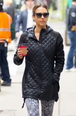 JESSICA ALBA Out and About in Soho in New York