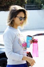 JESSICA ALBA Out and About in West Hollywood 04/23/2015