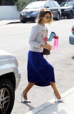 JESSICA ALBA Out and About in West Hollywood 04/23/2015