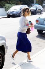 JESSICA ALBA Out and About in West Hollywood 04/23/2015