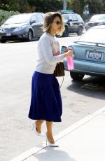 JESSICA ALBA Out and About in West Hollywood 04/23/2015