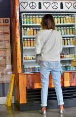 JESSICA ALBA Out Shopping in Santa Monica 04/25/2015
