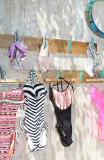 JESSICA LOWNDES at The Music Lounge at Coachella Festival in Palm Springs