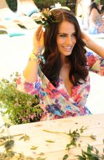 JESSICA LOWNDES at The Music Lounge at Coachella Festival in Palm Springs