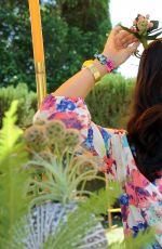 JESSICA LOWNDES at The Music Lounge at Coachella Festival in Palm Springs