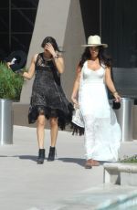 JESSICA LOWNDES Leaves Her Hotel in Los Angeles
