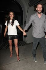 JORDANA BREWSTER and Andrew Form Out for Dinner in Los Angeles