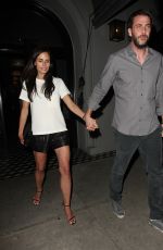 JORDANA BREWSTER and Andrew Form Out for Dinner in Los Angeles