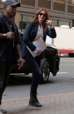 JULIA ROBERTS Arrives on the Set of Money Monster in New York