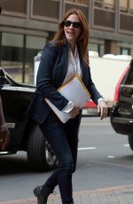 JULIA ROBERTS Arrives on the Set of Money Monster in New York