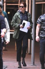 JULIA ROBERTS on the Set of Money Monster in New York 04/18/2015