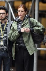 JULIA ROBERTS on the Set of Money Monster in New York 04/19/2015