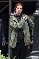 JULIA ROBERTS on the Set of Money Monster in New York 04/19/2015