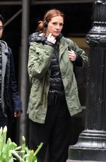 JULIA ROBERTS on the Set of Money Monster in New York 04/19/2015